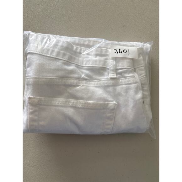 Eileen Fisher Women's Size 10 White Mid Rise Tapered Casual Everyday Denim Pants - Picture 10 of 10